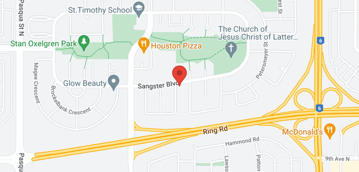 map of 659 Sangster BLVD